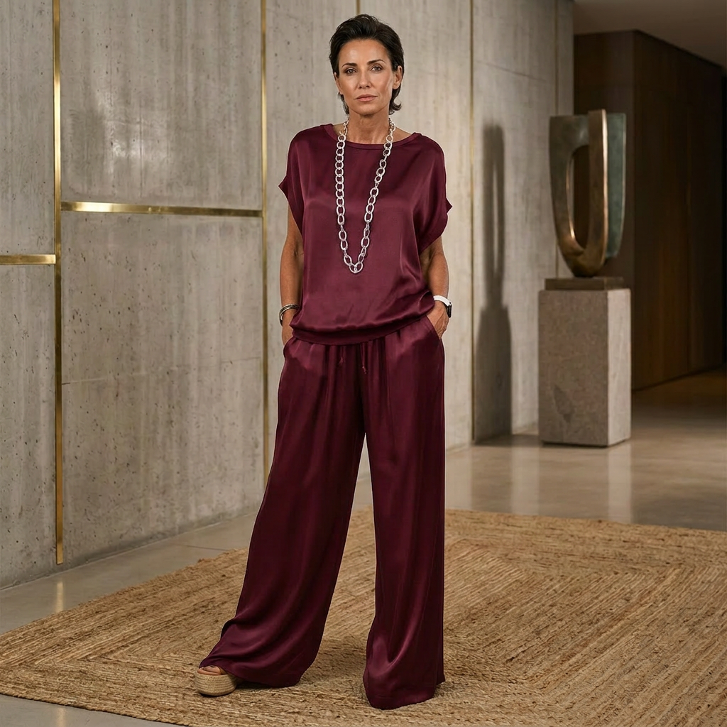 Eleonora Rinaldi™ elegantní saténová souprava
