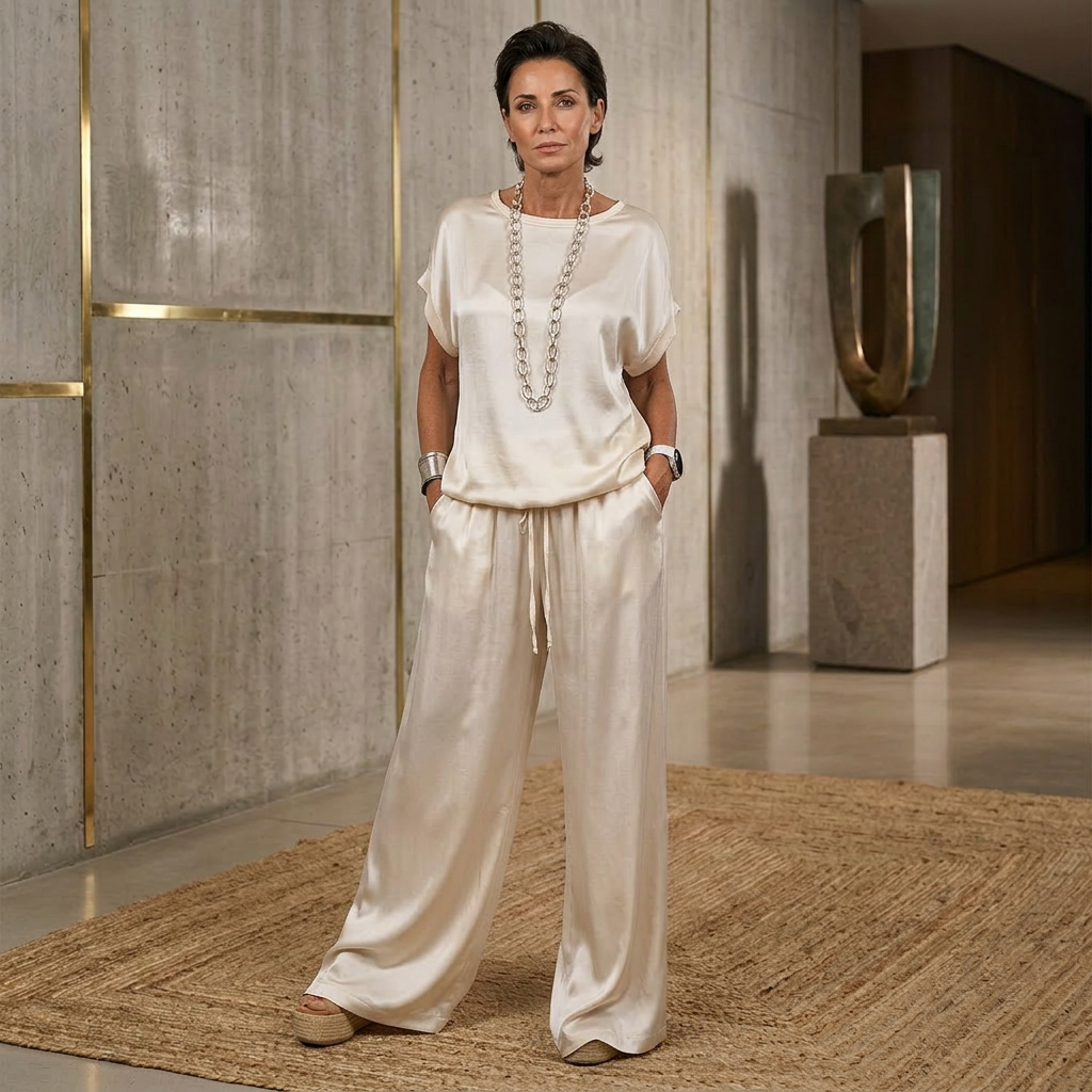 Eleonora Rinaldi™ elegantní saténová souprava