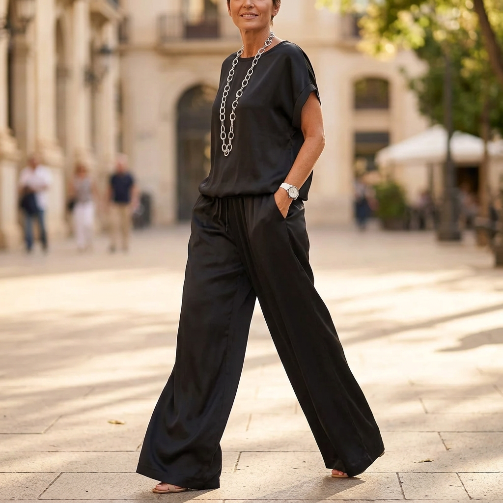 Eleonora Rinaldi™ elegantní saténová souprava