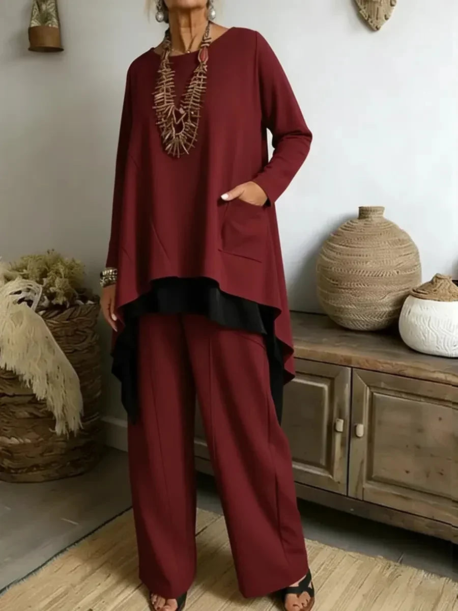 Fausta Aloisi™ Koordinovaný dvoudílný set pro bezstarostný styl