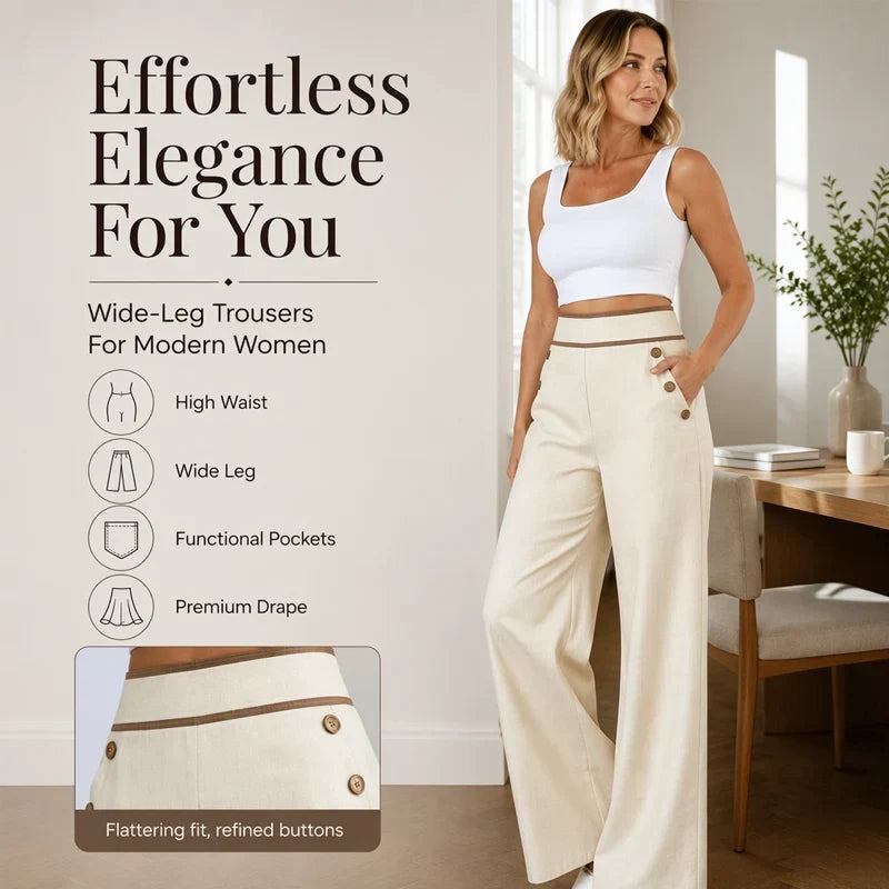 Fausta Oriessa High Waist Sailor Trousers - main product view