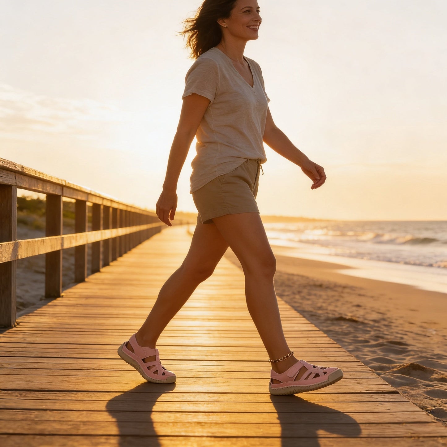 FeatherStep™ Prodyšné letní sandály pro každodenní nošení