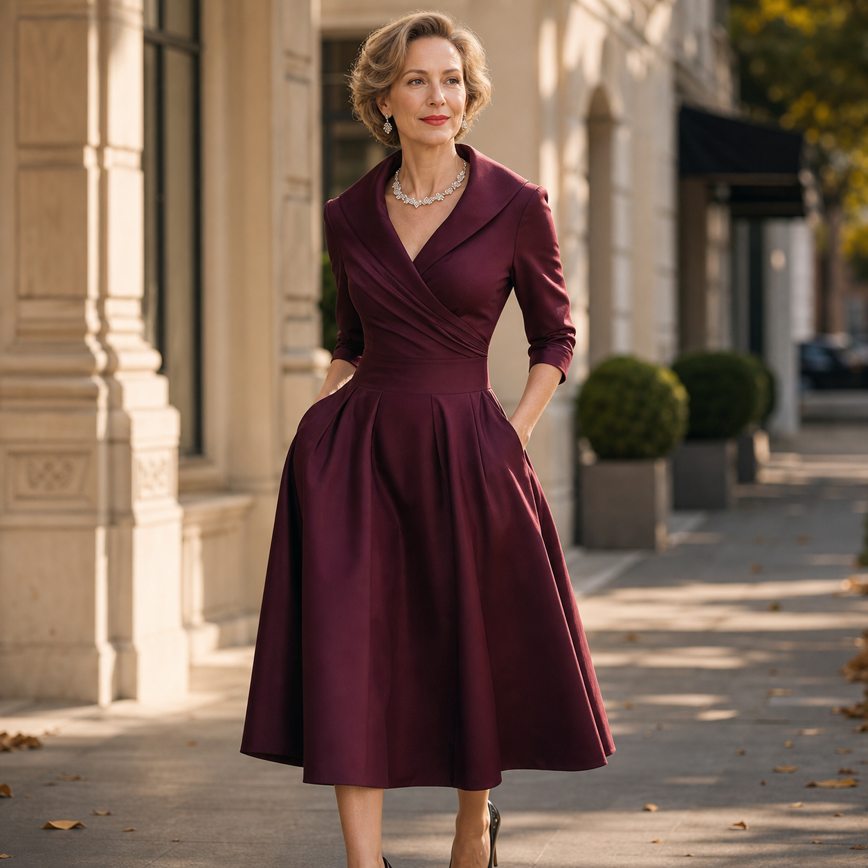 Federica Bassetti™ Klasické šaty pro každodenní eleganci