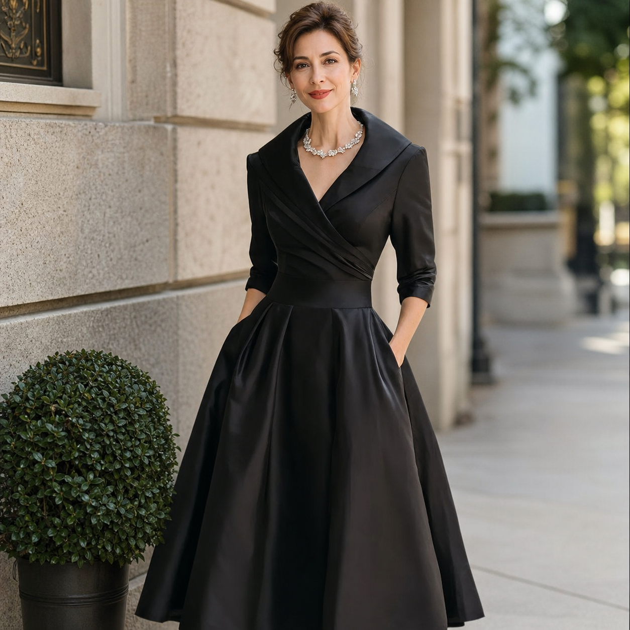 Federica Bassetti™ Klasické šaty pro každodenní eleganci