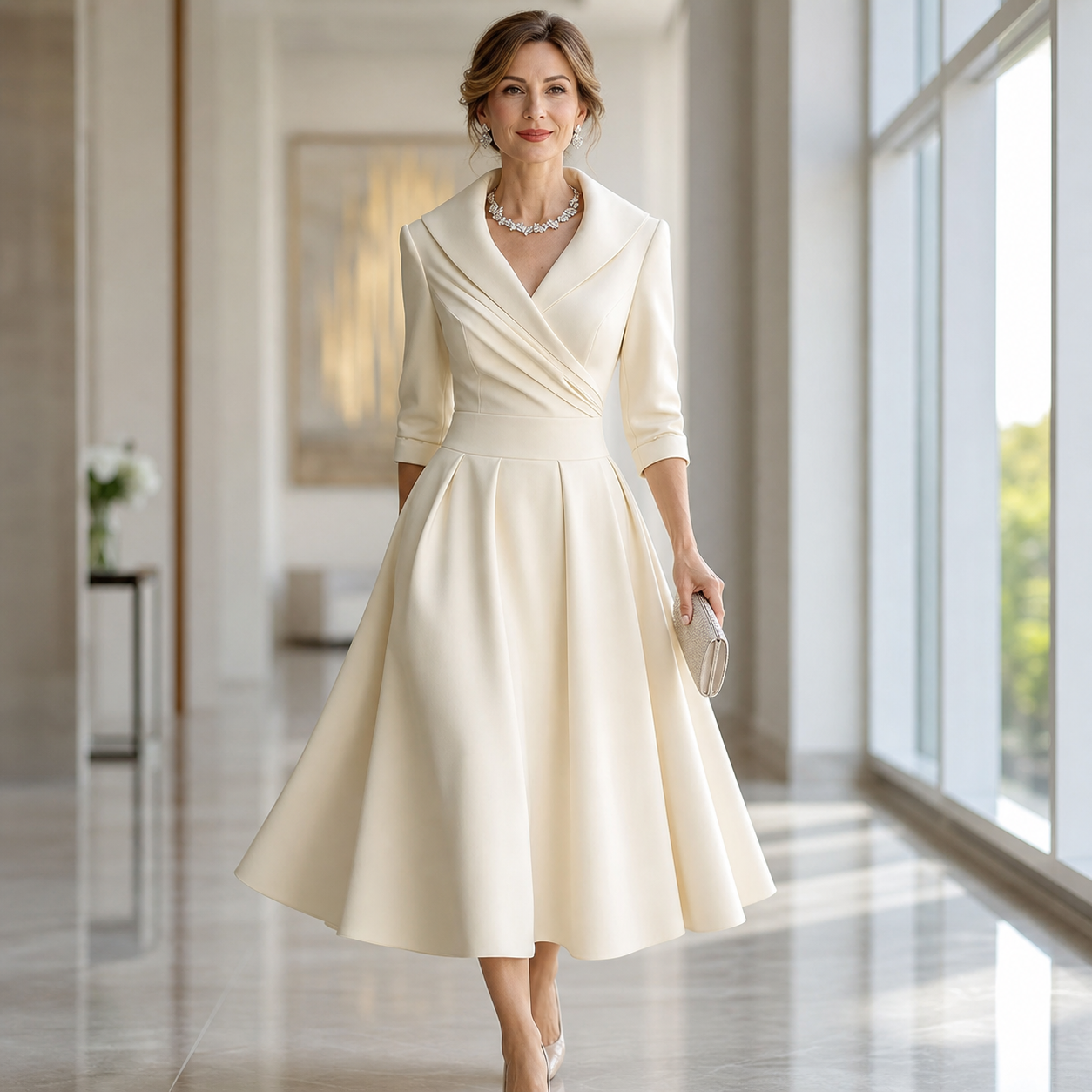 Federica Bassetti™ Klasické šaty pro každodenní eleganci