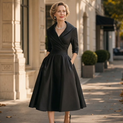 Federica Bassetti™ Klasické šaty pro každodenní eleganci