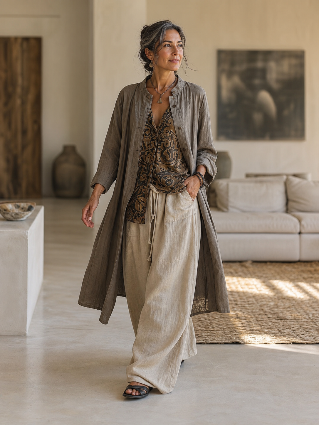 Federica Polacco™ Prodyšný set tří dílů pro bezstarostný styl