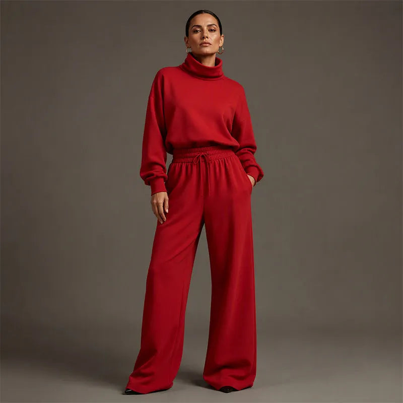 Felicia Bottini™ Měkký rolákový domácí set pro elegantní pohodlí