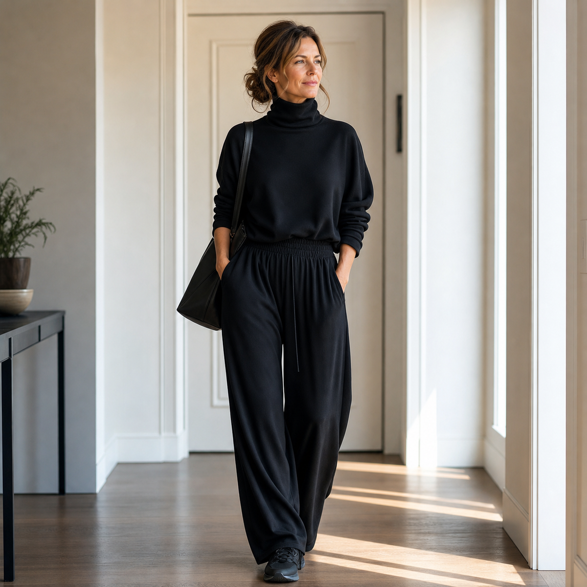 Felicia Bottini™ Měkká souprava s rolákem pro elegantní pohodlí