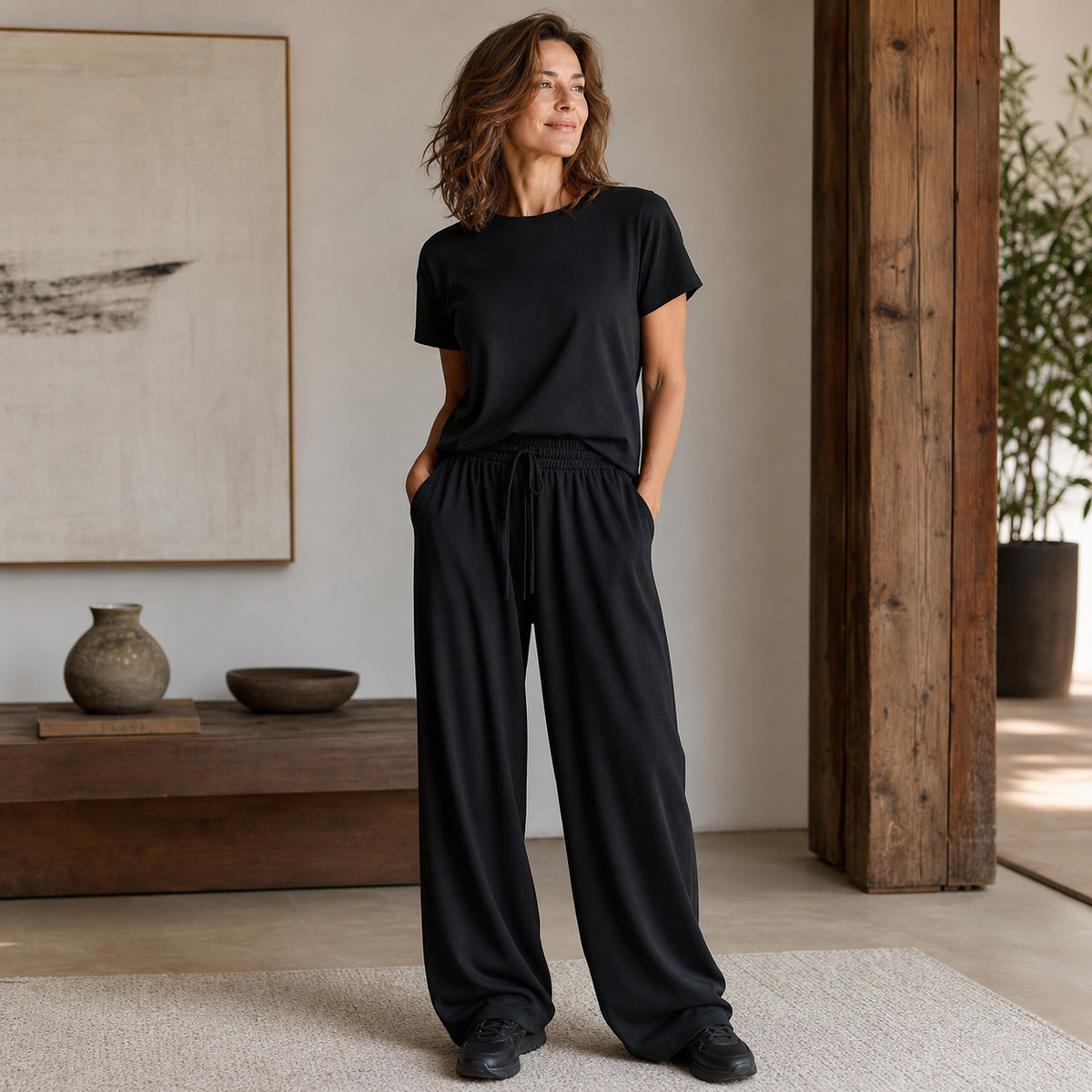 Felicia Bottini™ Měkký rolákový domácí set pro elegantní pohodlí