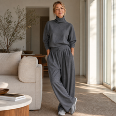 Felicia Bottini™ Měkký rolákový domácí set pro elegantní pohodlí