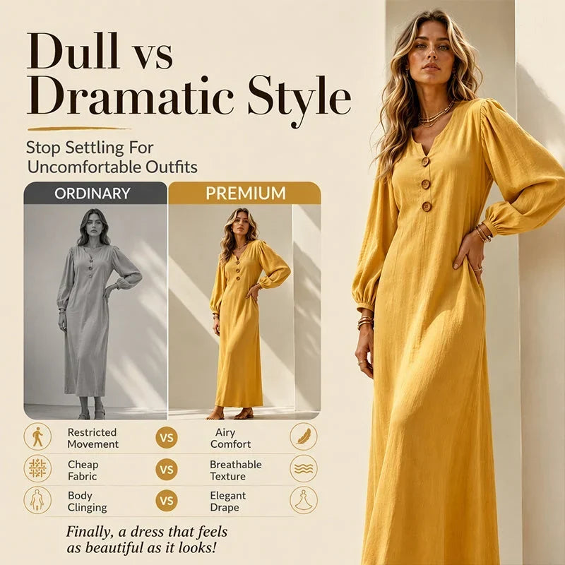 Felicia Brambati™ Všestranné šaty s výstřihem do V pro bezstarostný styl