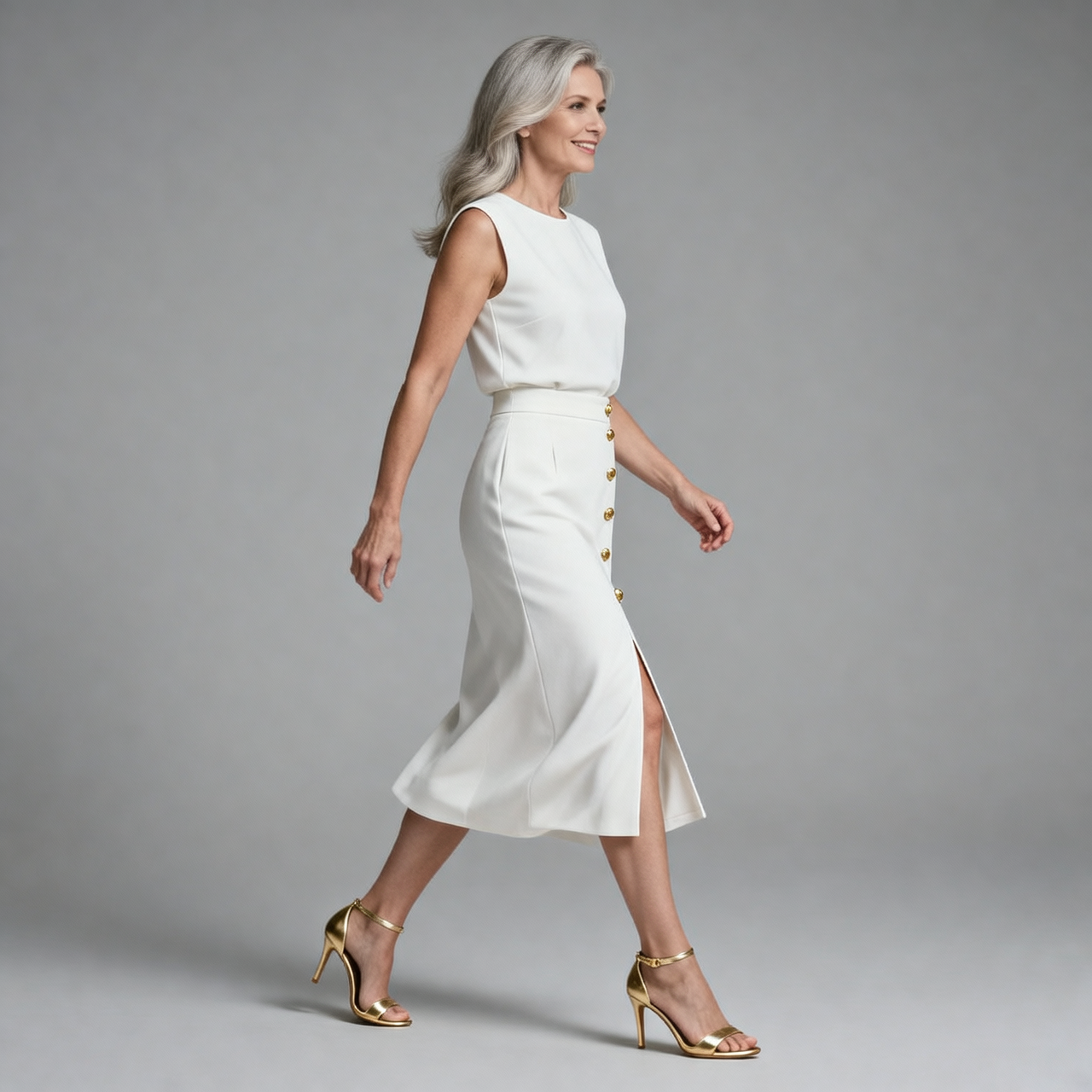 Floriana Brunelli™ Elegantní midi šaty