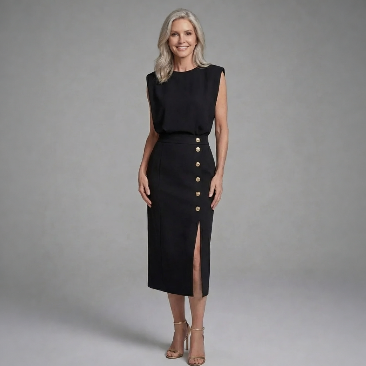 Floriana Brunelli™ Elegantní midi šaty