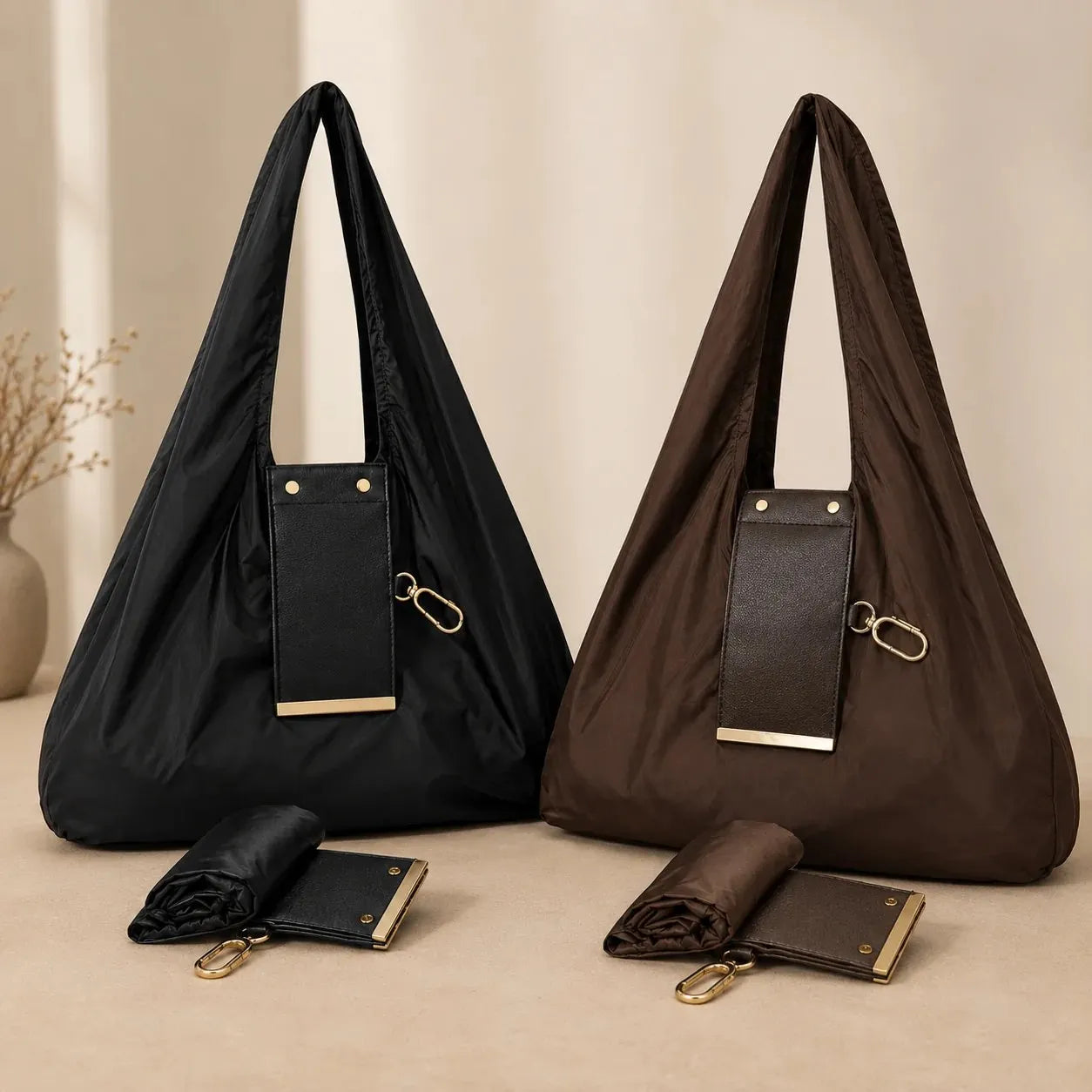 Foldkey Compact Keychain Tote for Everyday - main product view of foldable storage tote bag