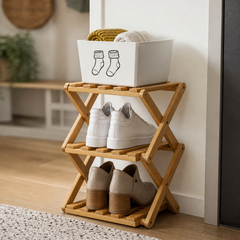 FoldNest™ Skládací stojan na boty pro uklizené předsíně