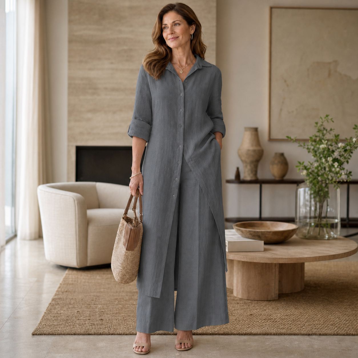 Gabriella Vacchetta™ Koordinovaný dvoudílný set pro bezstarostnou eleganci