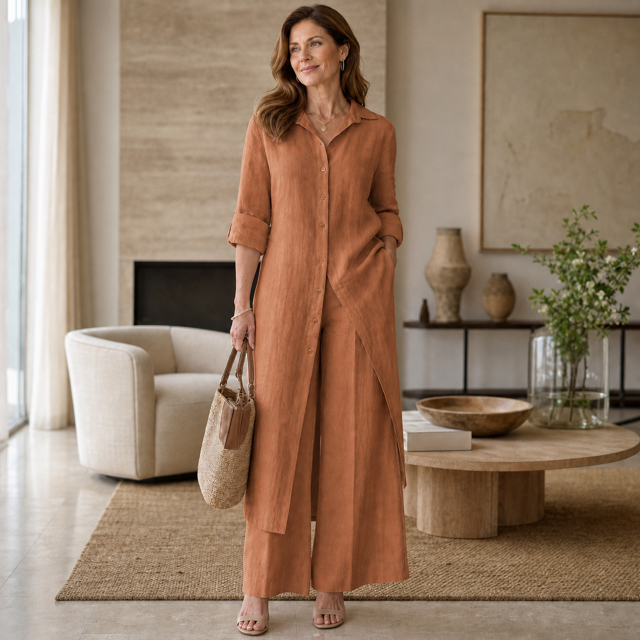 Gabriella Vacchetta™ Koordinovaný dvoudílný set pro bezstarostnou eleganci