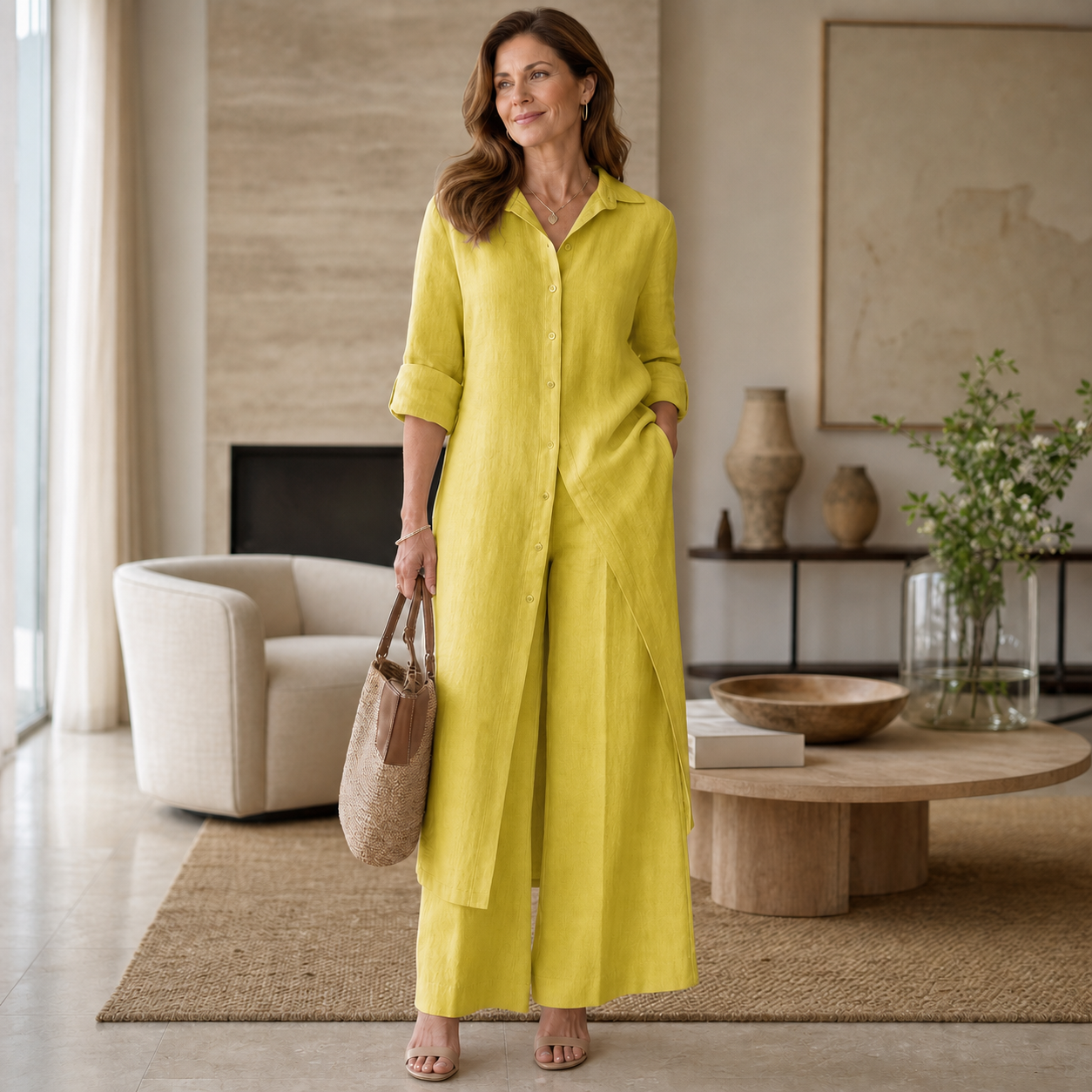 Gabriella Vacchetta™ Koordinovaný dvoudílný set pro bezstarostnou eleganci