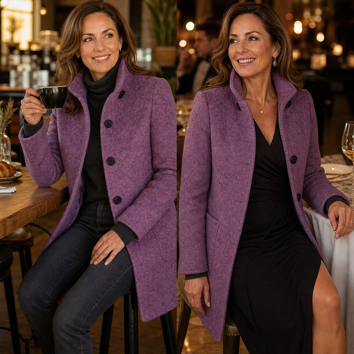 Gaetana Gorini™ Všestranný kabát pro bezstarostnou eleganci