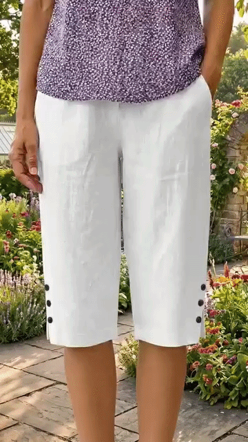 Albina Gallarini™ Prodyšné capri kalhoty pro styl bez námahy