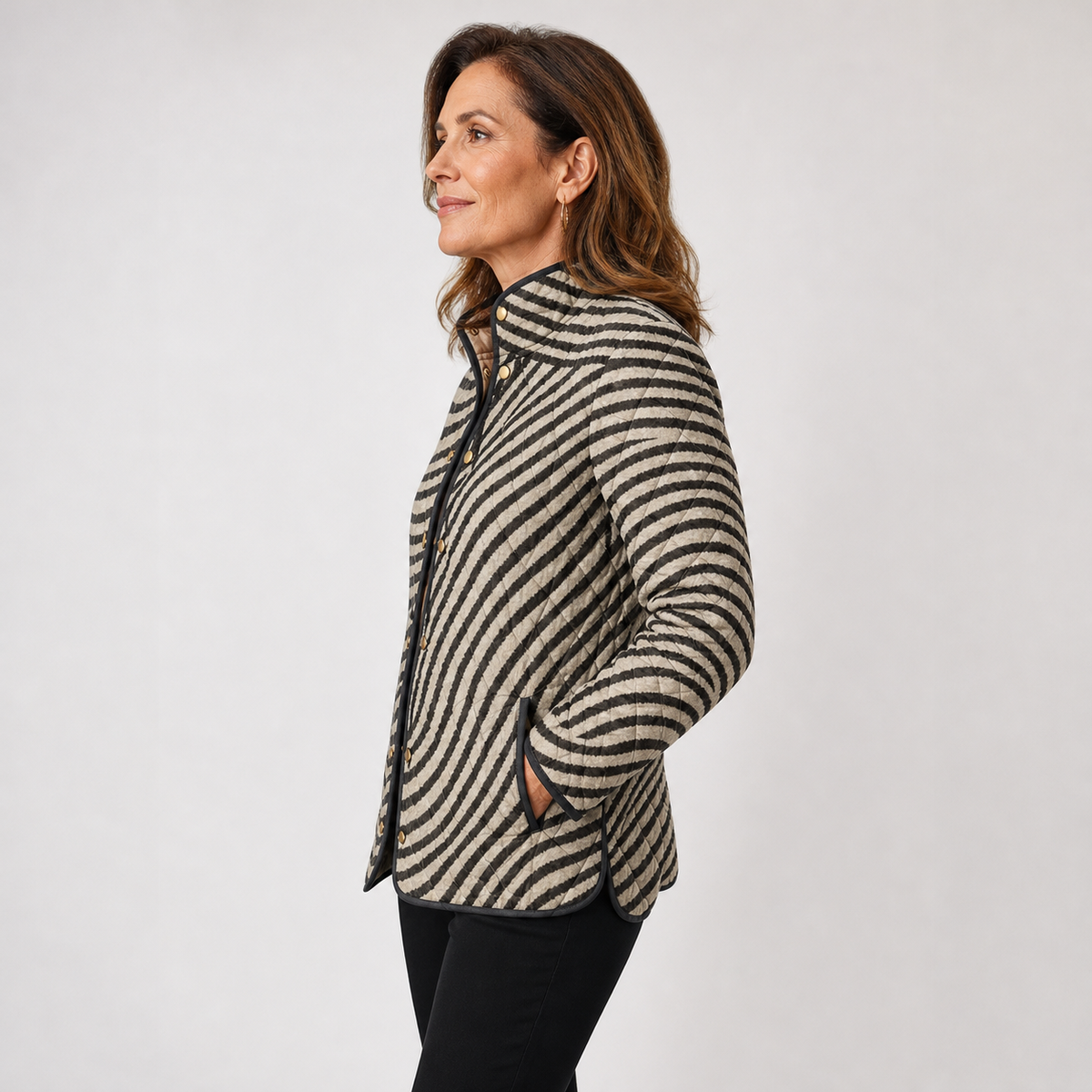 Gioconda Vicari™ Lehká prošívaná bunda pro každodenní styl