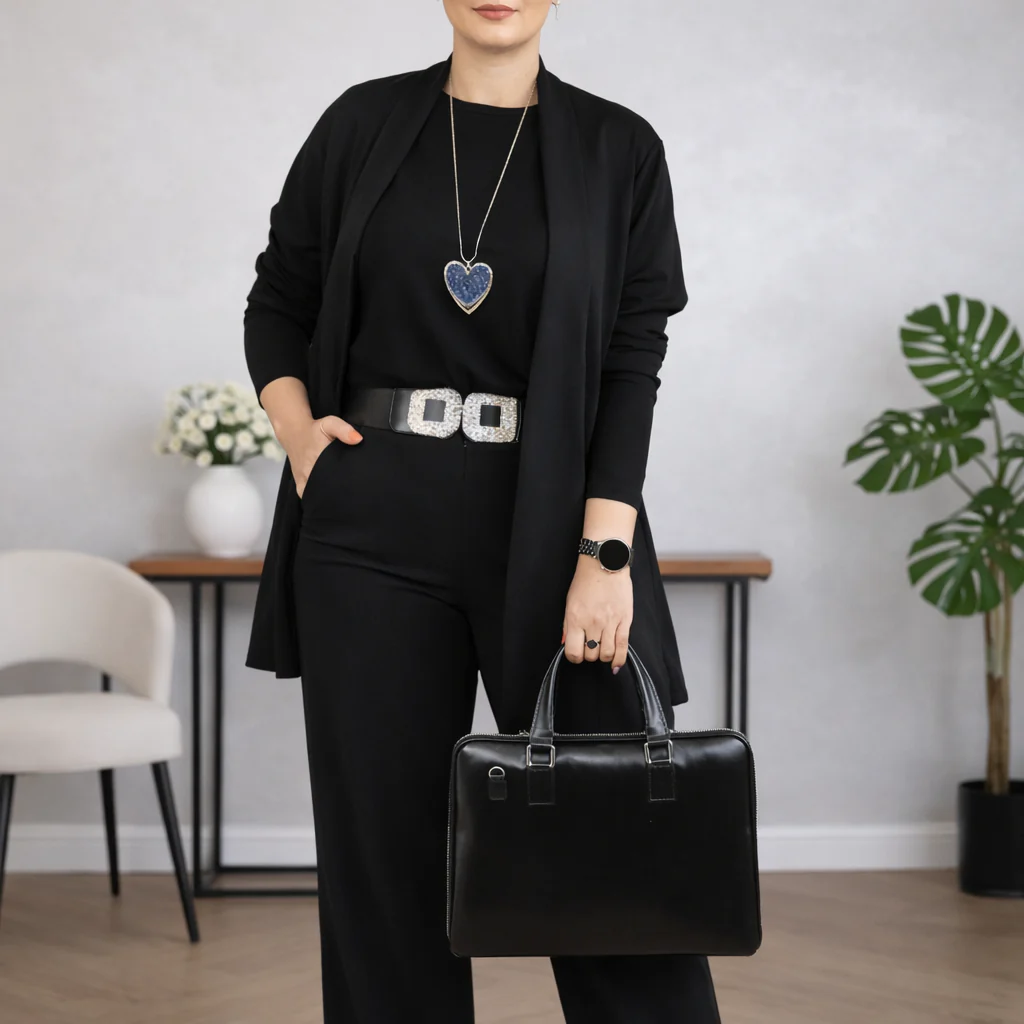 Giulia Carrozzi™ Elegantní 3dílná souprava s kardiganem
