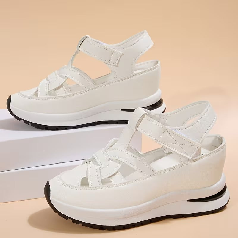 GlideSole Pro™ Pohodlné sandály na klínku