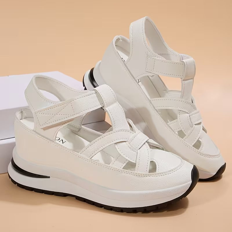 GlideSole Pro™ Pohodlné sandály na klínku