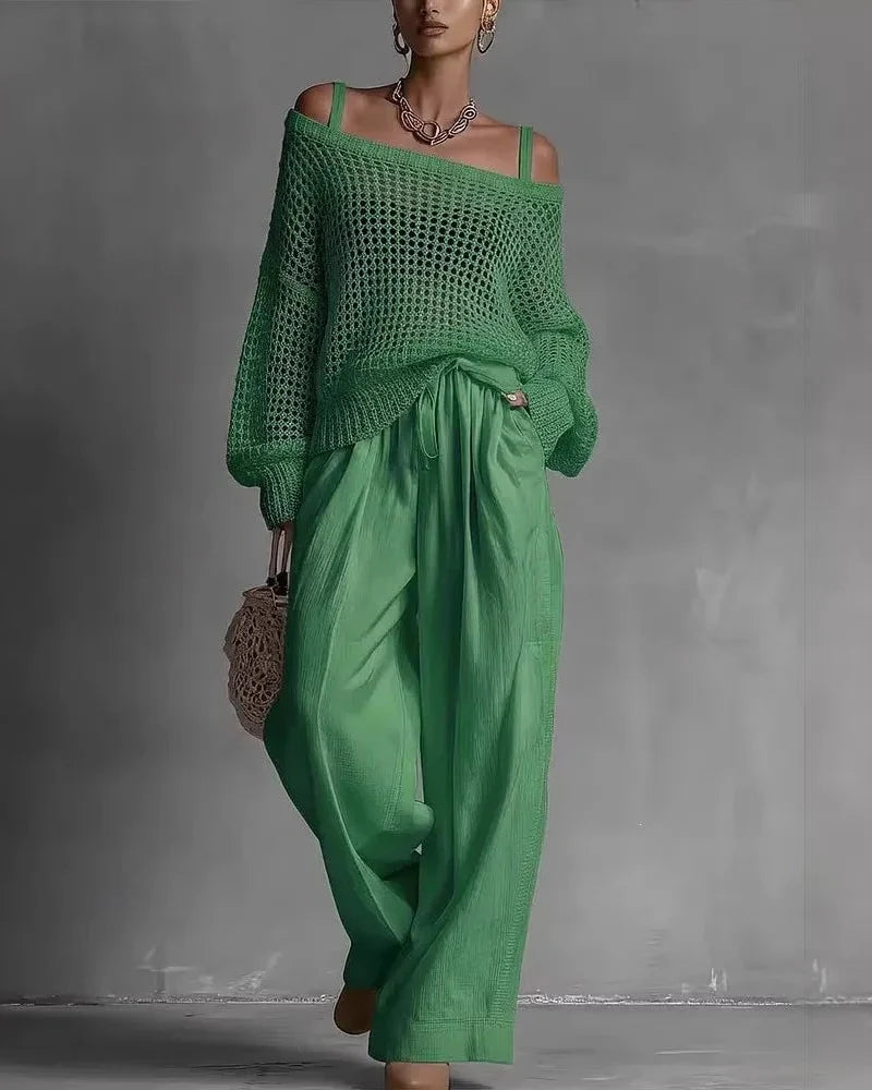 Ilda Susini™ Koordinovaný dvoudílný set pro bezstarostnou eleganci