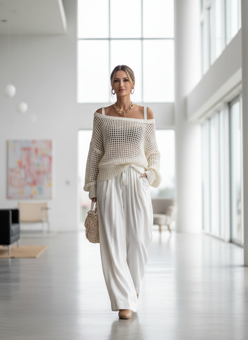 Ilda Susini™ Koordinovaný dvoudílný set pro bezstarostnou eleganci