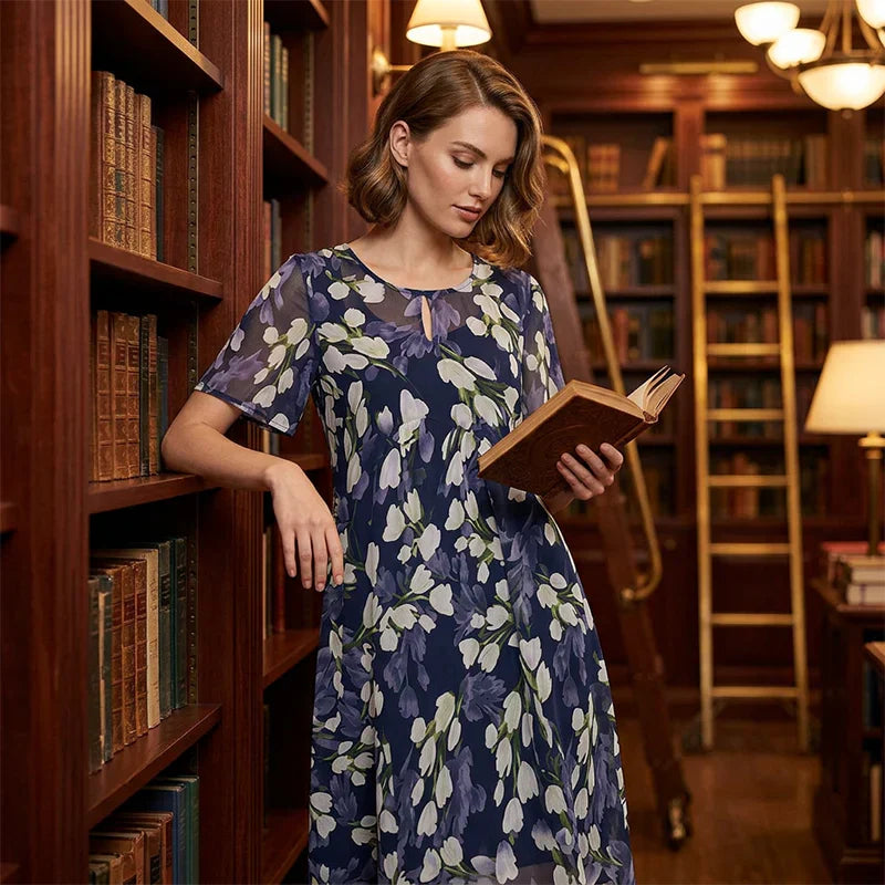 Immacolata Cardillo™ Elegantní šaty s A-střihem ke kolenům