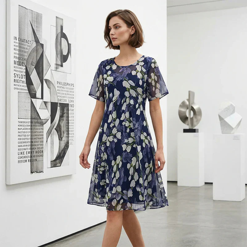 Immacolata Cardillo™ Elegantní šaty s A-střihem ke kolenům