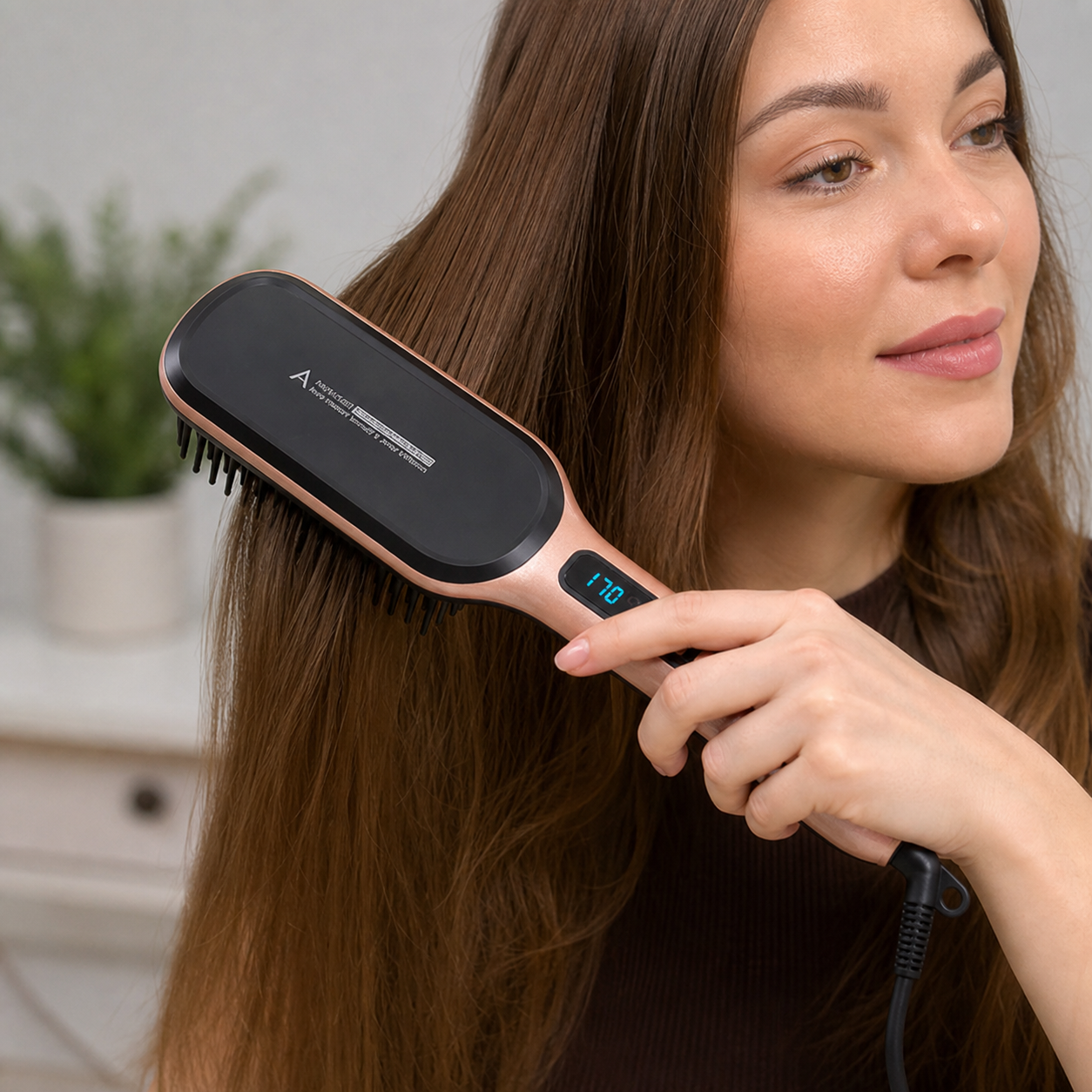 Ionelle™ Iontový narovnávač vlasů pro dokonale hladké ráno