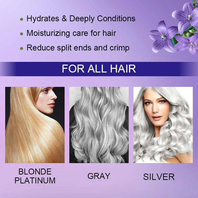 Keraglow™ Fialový tónovací šampon pro blond bez mosazných tónů