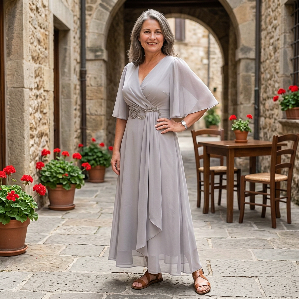 Lara Anastasi™ Elegantní maxi šaty pro bezstarostný letní styl