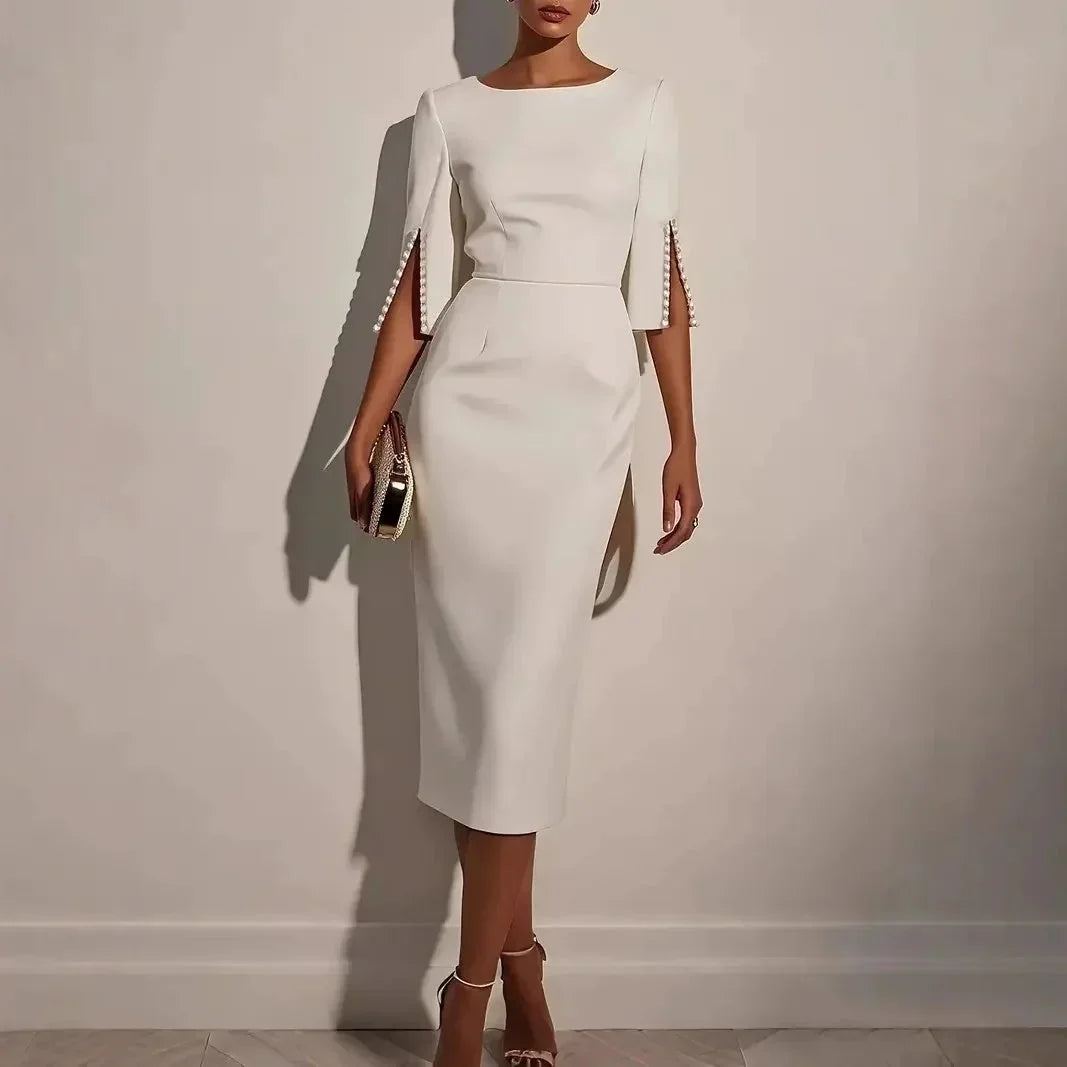Lara Angelini™ Elegantní pouzdrové šaty pro bezúsilový šarm