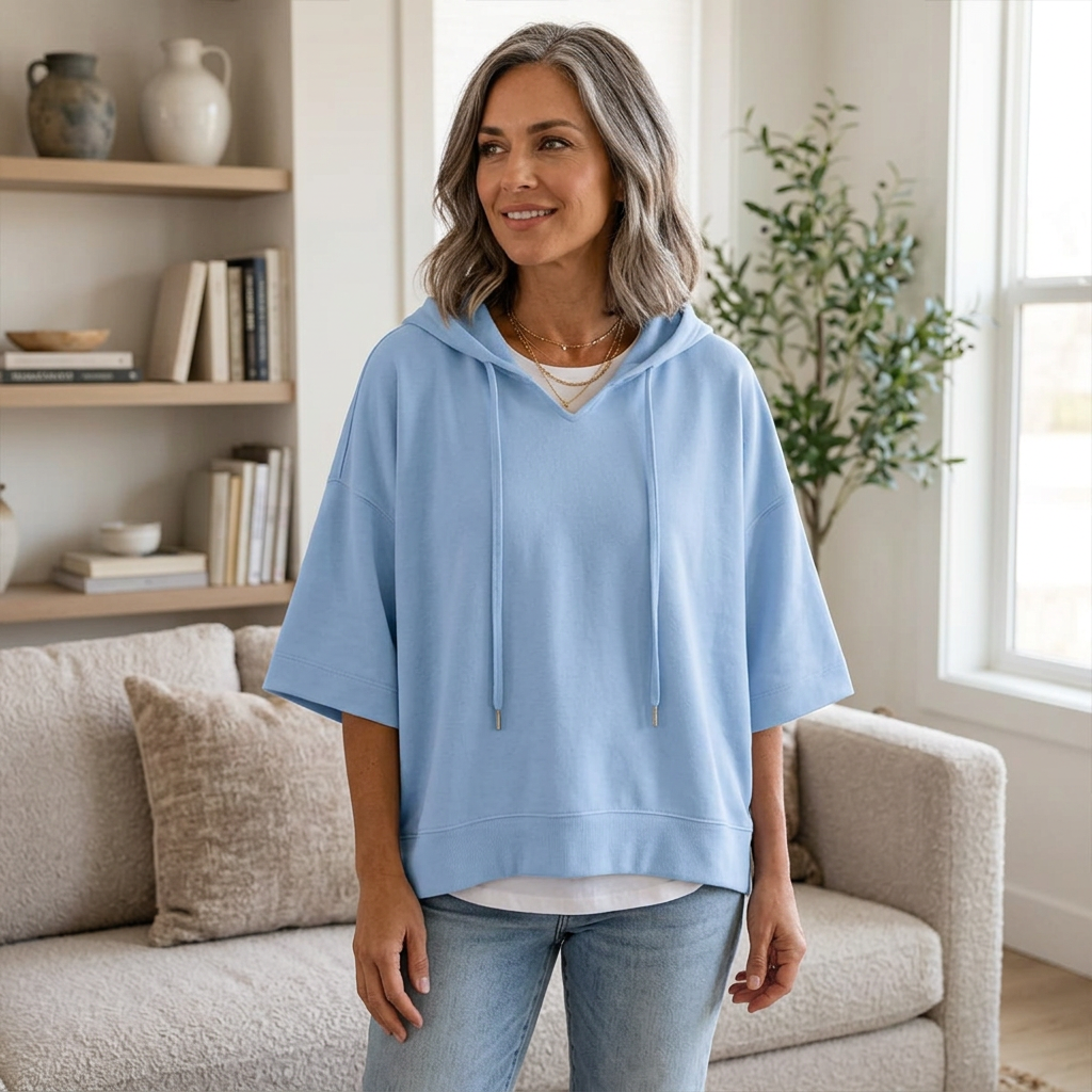 Lara Antinori™ Volná mikina se širokými rukávy pro bezstarostný styl