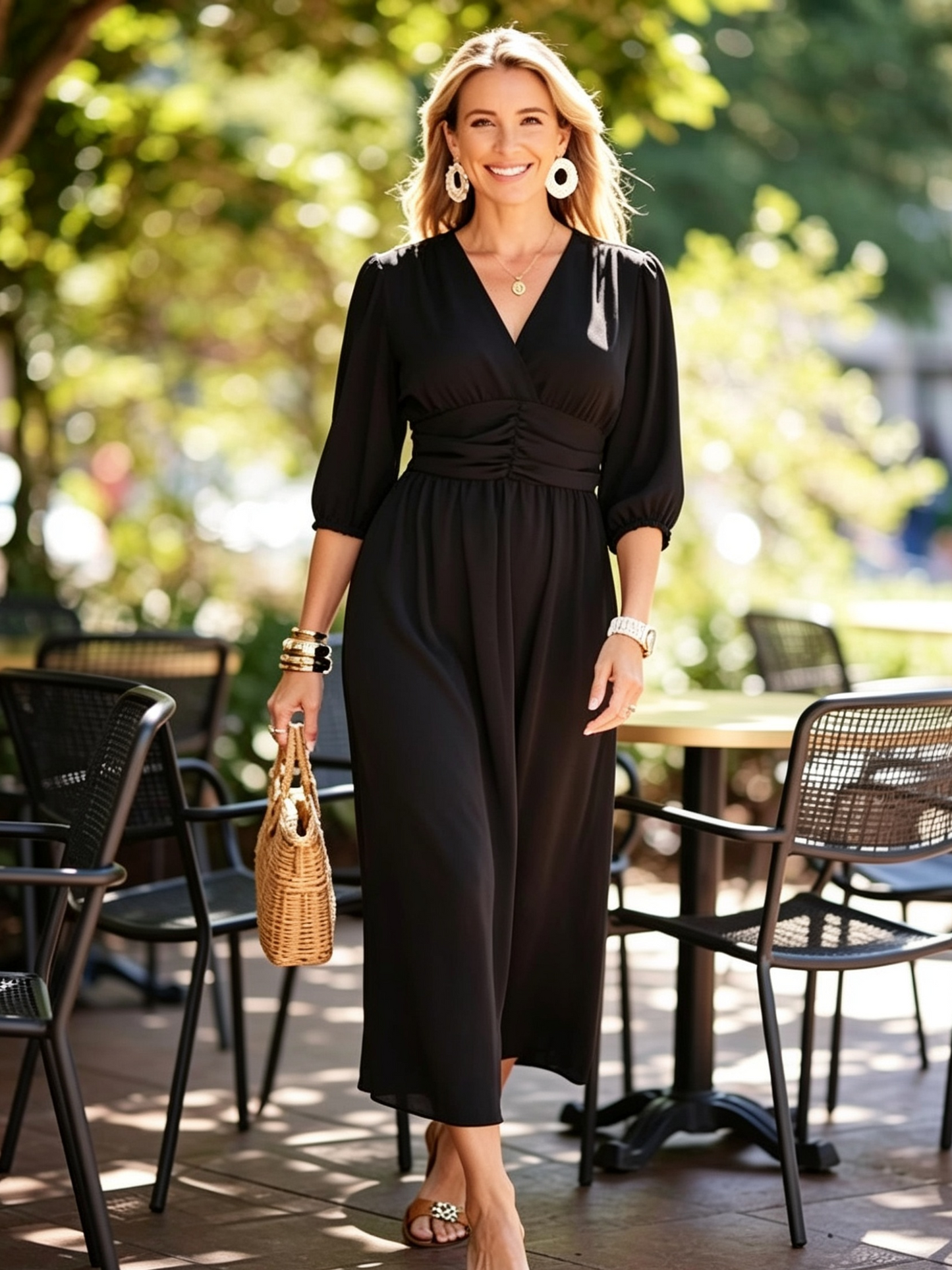 Liana Celani™ Elegantní letní šaty pro každý den