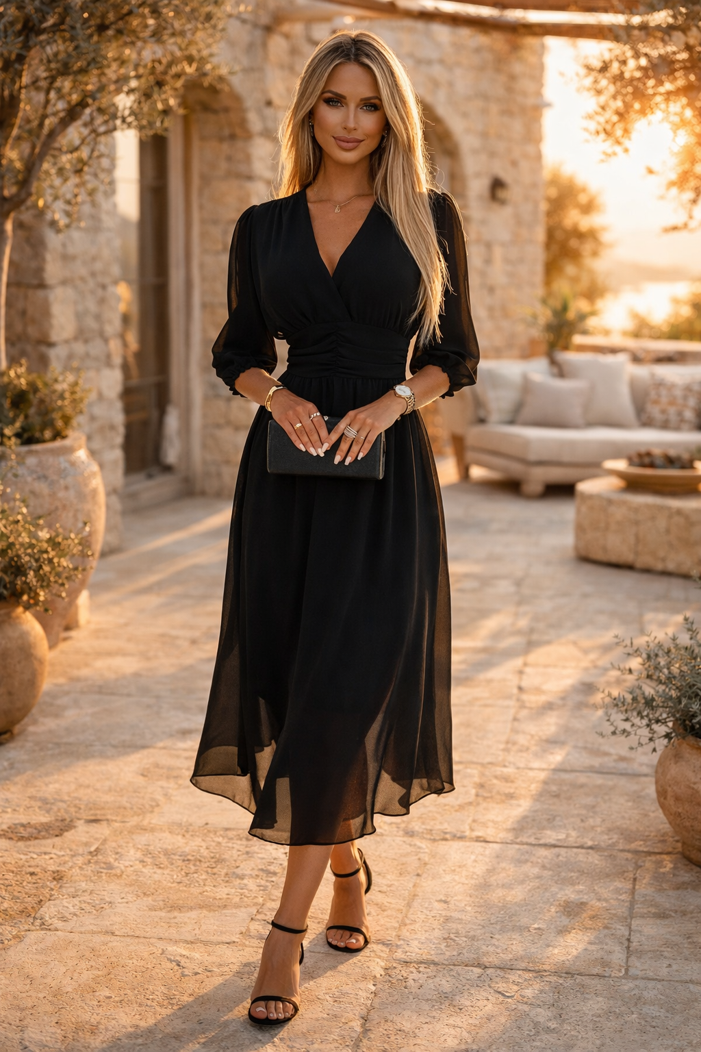 Liana Celani™ Elegantní letní šaty pro každý den