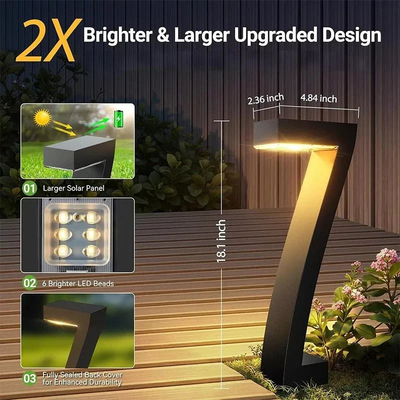 Lumiera™ Solární světla na zahradní chodník pro teplou večerní atmosféru