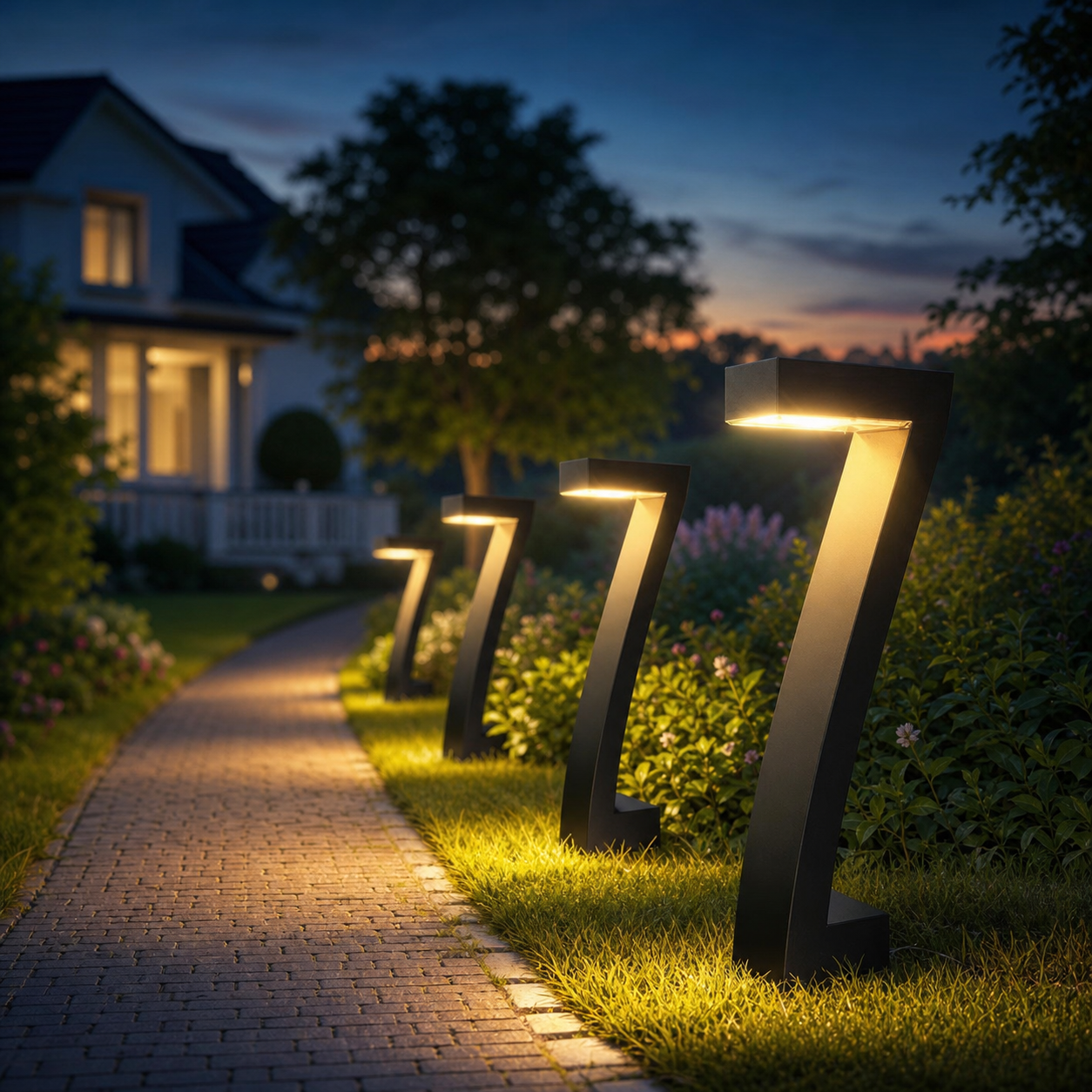 Lumiera™ Solární světla na zahradní chodník pro teplou večerní atmosféru