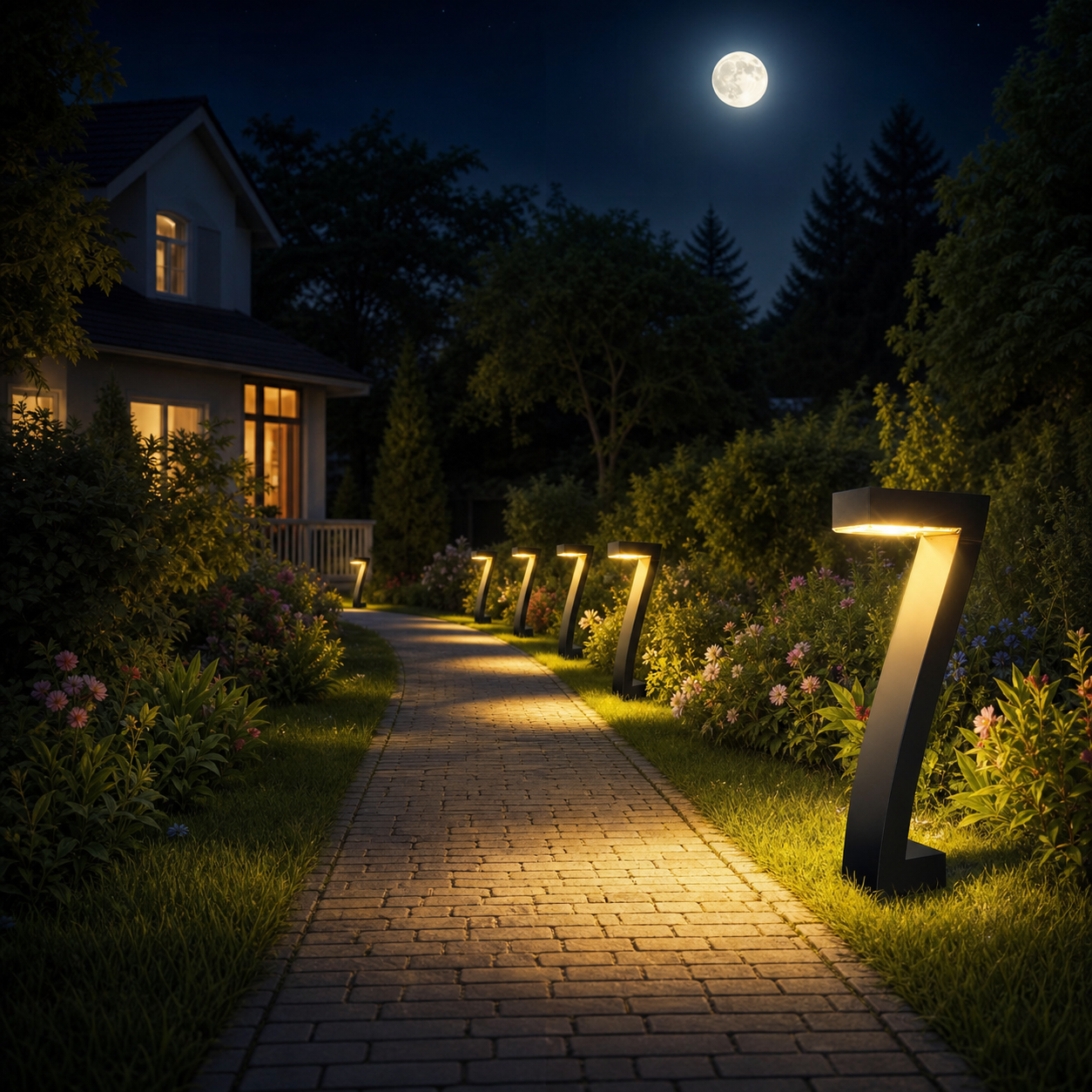 Lumiera™ Solární světla na zahradní chodník pro teplou večerní atmosféru