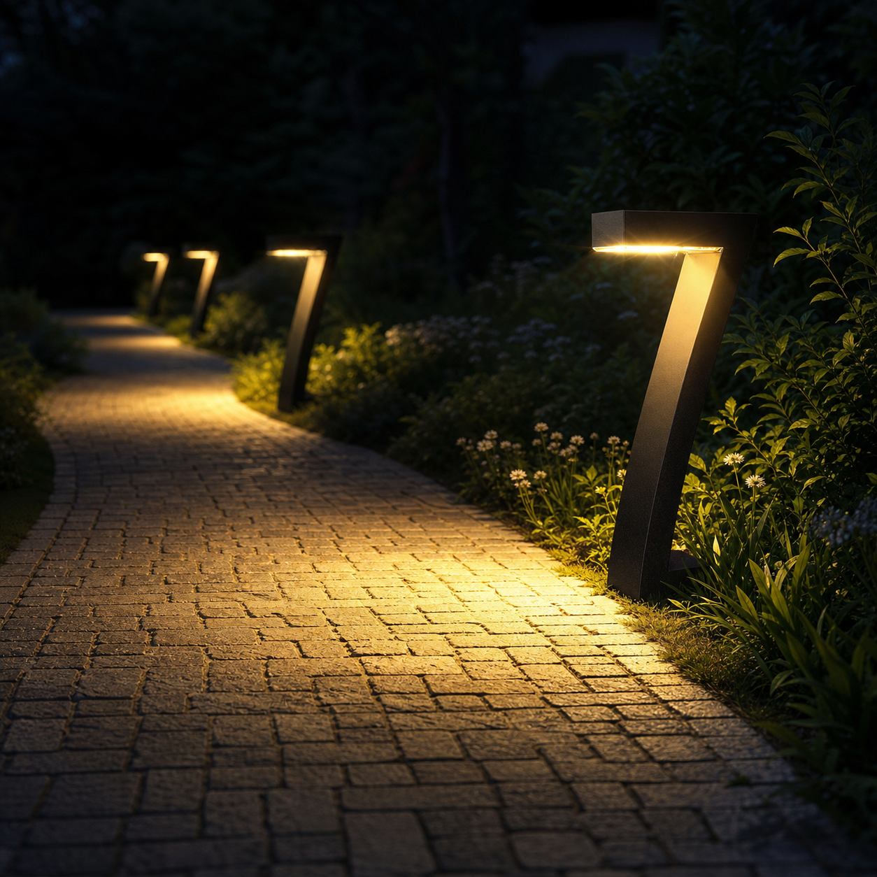 Lumiera™ Solární světla na zahradní chodník pro teplou večerní atmosféru