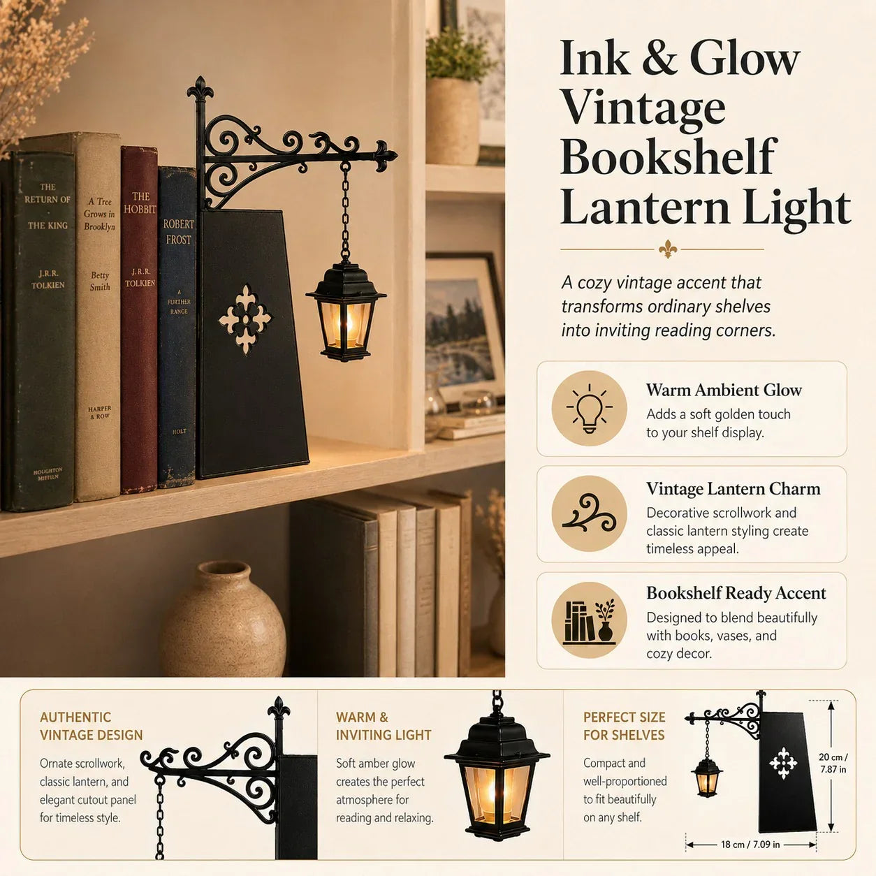 Lumira™ Dekorativní pouliční lampa pro útulnou atmosféru
