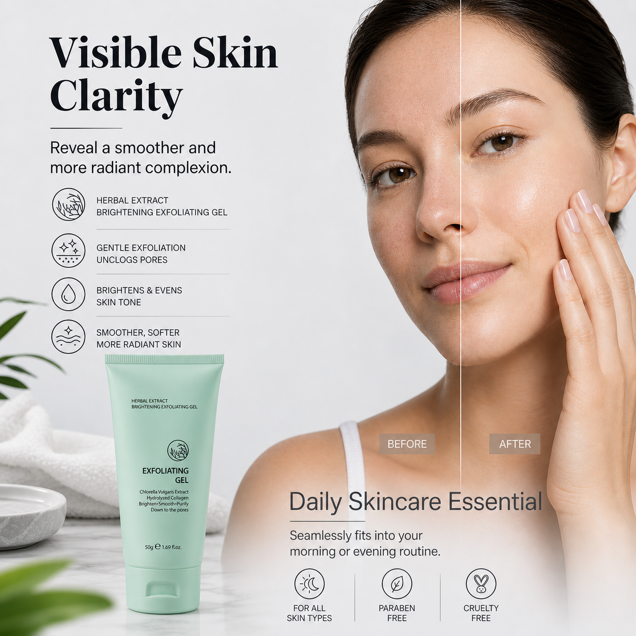 Lumivané™ Rozjasňující exfoliační gel pro zářivou pleť