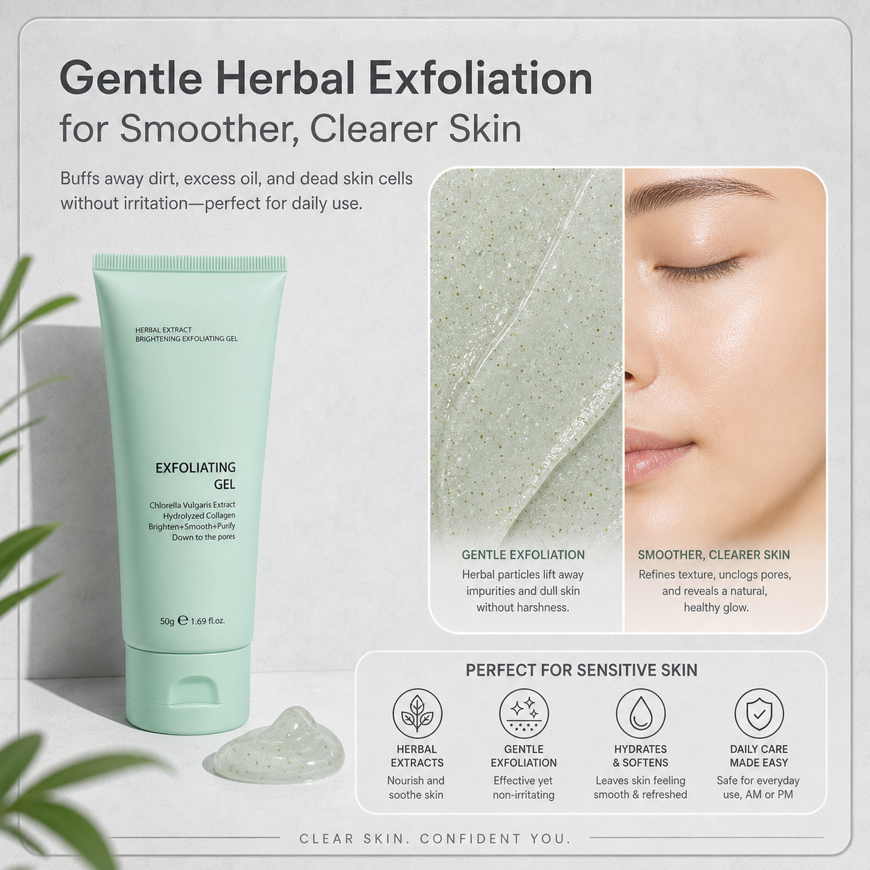Lumivané™ Rozjasňující exfoliační gel pro zářivou pleť