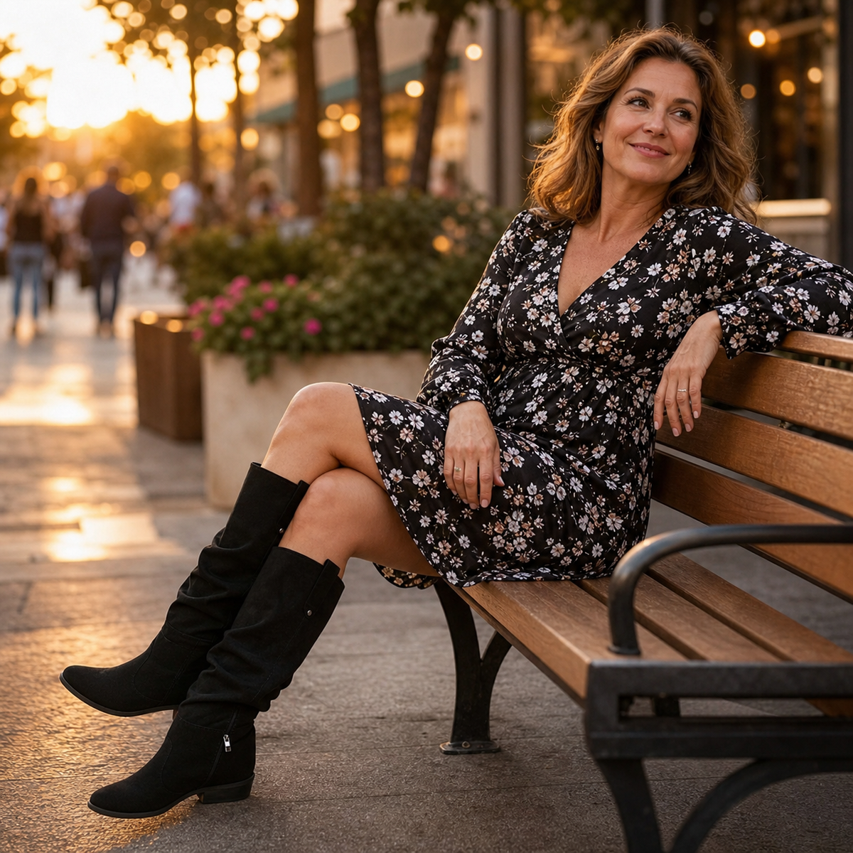 Marcella Boselli™ Polstrované westernové boty pro celodenní nošení