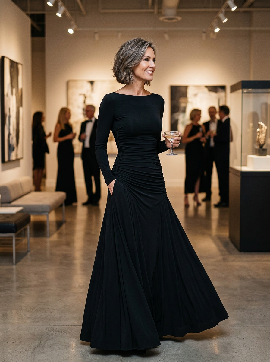 Marcella Cagnolati™ Elegantní vzdušné šaty pro formální příležitosti