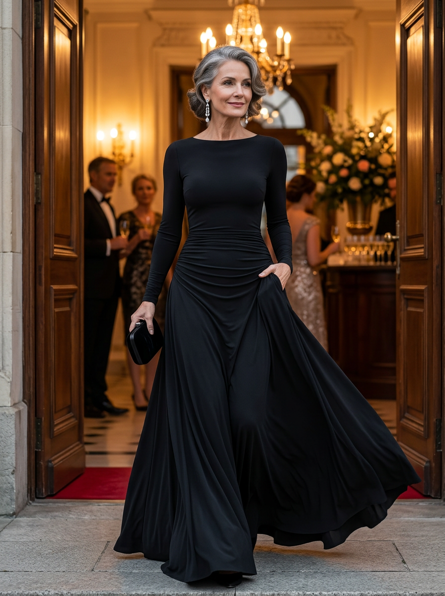 Marcella Cagnolati™ Elegantní vzdušné šaty pro formální příležitosti